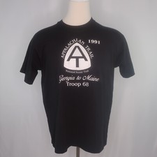 VTG 90s Appalachian Trail National Scenic Hiking Nature T Shirt Mens XL USA Made