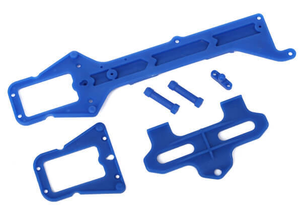 Traxxas Blue Upper Chassis and Battery Hold Down 7523