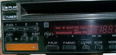 Vintage Fujitsu ten Bijo Cd Tuner car stereo classic old school