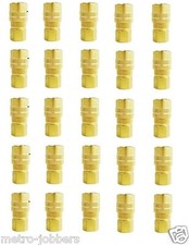 25 Pack MILTON 715 Air Hose Couplers M style 1/4" Female NPT Threads