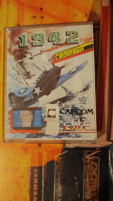 1942 (Encore 1986) Schneider CPC (Tape, med Box, Manual) works 8-bit Amstrad