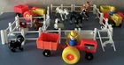 Vintage Fisher-Price Little People Farm Animals Tractors Figures Lot