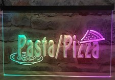 Insegna Neon Led Pasta/Pizza Multi Modalità Pizza Ristorante Decorazione Parete Appeso Scrivania