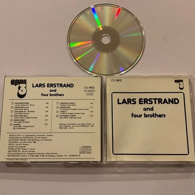 Lars Erstrand and Four Brothers CD 1985 Opus 3 Jazz Swing German Press HIFI