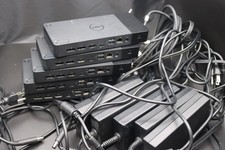 Lot of Five 5 x Dell WD19TBS Thunderbolt Docking Stations and Power Adapters