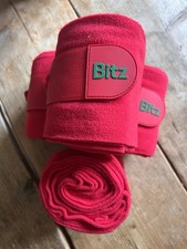 Bitz Polar Fleece Bandages - 4 Pack - Red