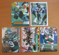 Johnny Johnson 5-card lot New York Jets NFL