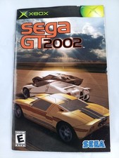 Sega GT 2002 Microsoft Xbox Manual Only-Original