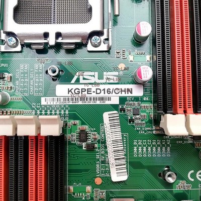 For ASUS KGPE-D16 AMD G34 Dual-Channel Opteron Server Motherboard 128GBTest ok