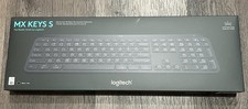 Logitech MX Keys S Full-Size Bluetooth Wireless Keyboard - Black 920-011406