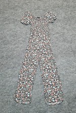 ART CLASS Girls Floral Jumpsuit Size Large  10/12 