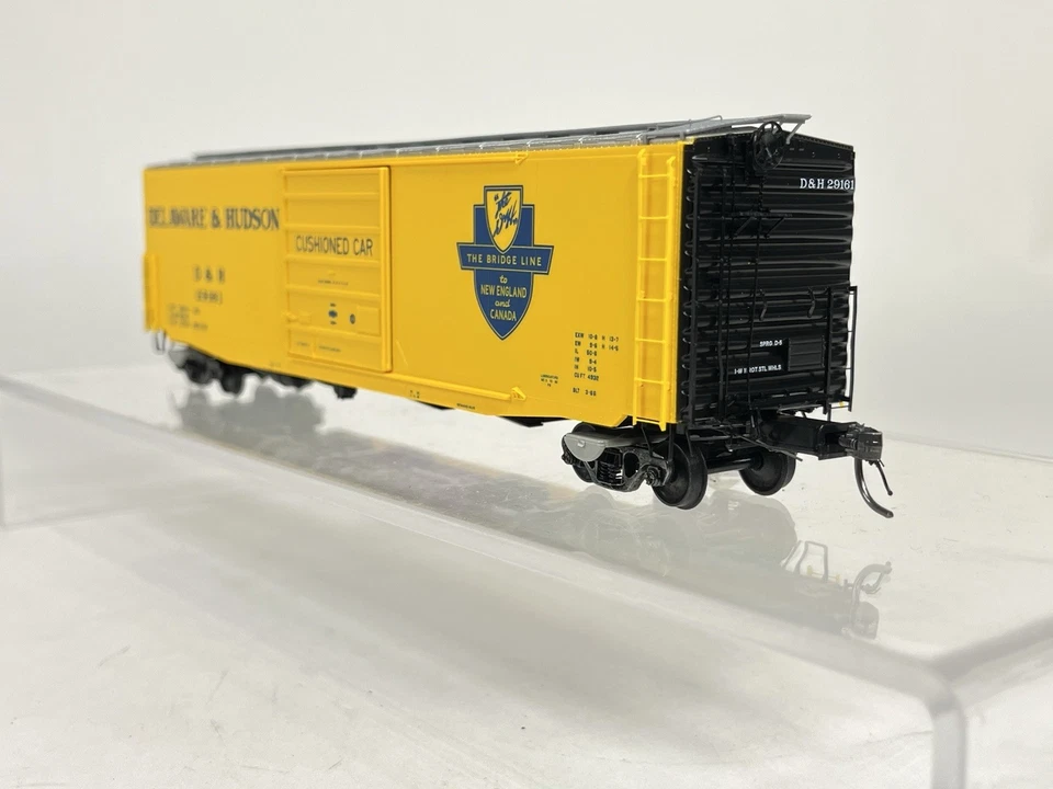 LNIB Kadee HO Delaware & Hudson D&H #29161 50’ PS-1 Cushion Underframe Boxcar - Image 4 of 4