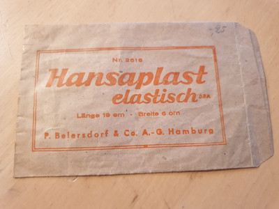 Hansa Plast Beiersdorf & Co. Nr. 2616 Hansaplast elastisch Verpackung