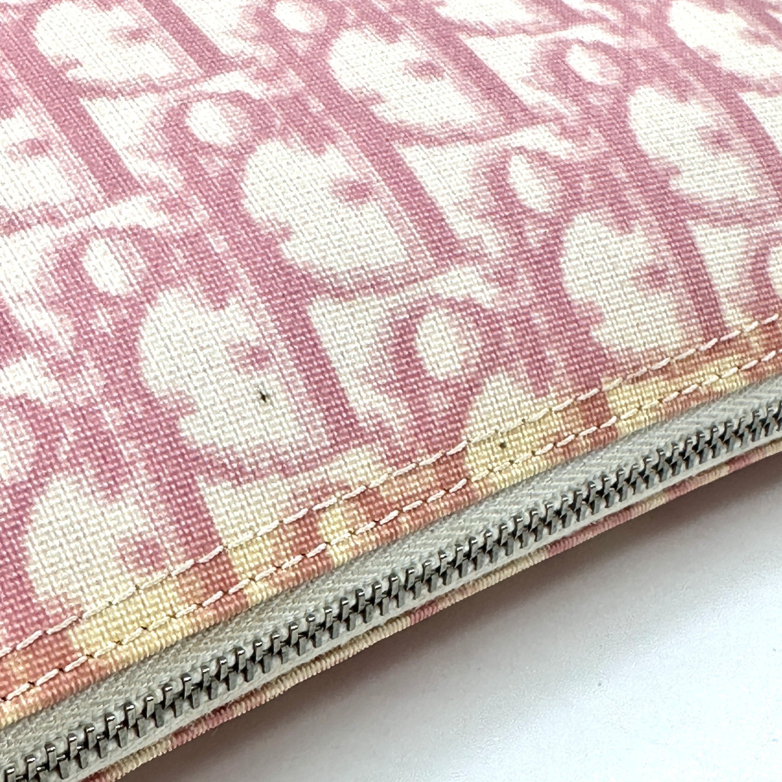 DIOR Pink Trotter Saddle Bag PVC Leather Purse Authentic thumbnail 16