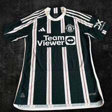 adidas Manchester United Match Worn Home Shirt 2023/24 Season - Medium