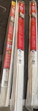 3 Pack M-D Building 36" l x 1-3/4" White L-SHAPED Door Bottom Weatherstrip SEAL
