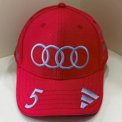 Audi Red Embroidered No. 5 Racing Car Casual Adjustable Sports Baseball Cap Hat