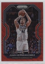 2020-21 Panini Prizm Ruby Wave Juan Hernangomez Juancho #192 gp1