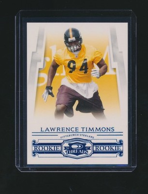 LAWRENCE TIMMONS 2007 DONRUSS THREADS BLUE RC PARALLEL 012/350 #220