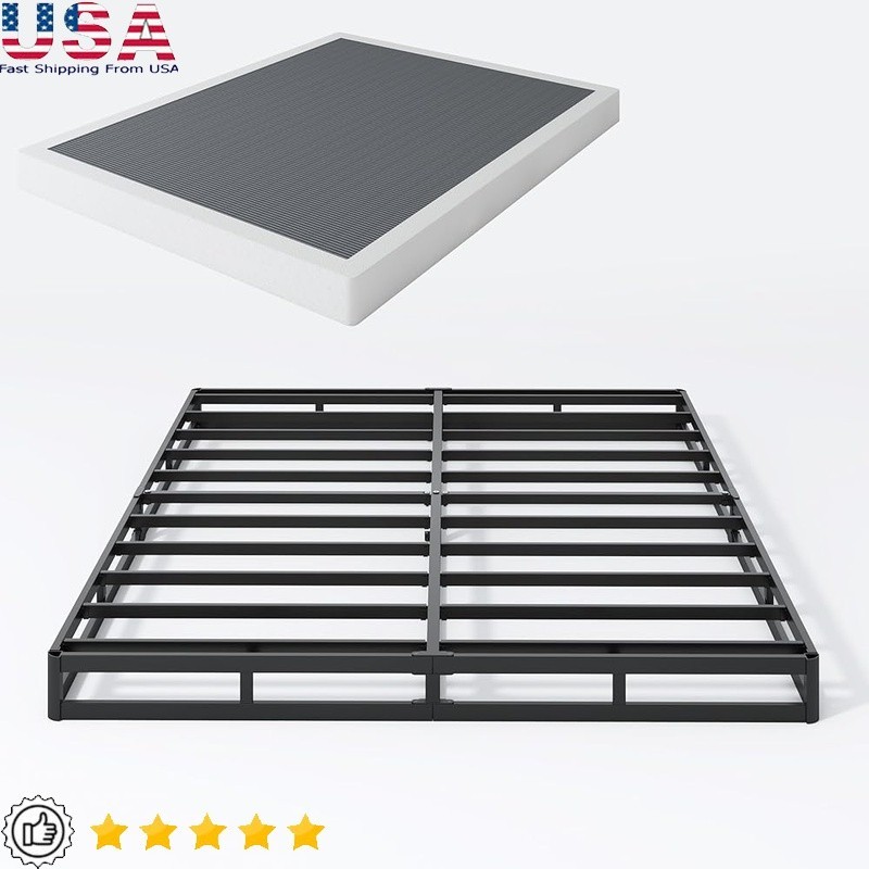 Box Springs 5 Inch Queen Box Spring Only Bed Base Mattress Foundation No Noise