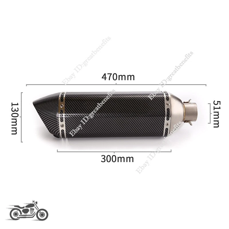 Sistema de escape para BMW F650GS F700GS F800GS F800R silenciador de tubo medio DB Killer Foto 2 de 4