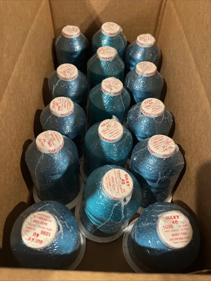 Gunnuld Sulky Embroidery Thread - New - Mixed Lot 5000m Spools - Image 4 of 4