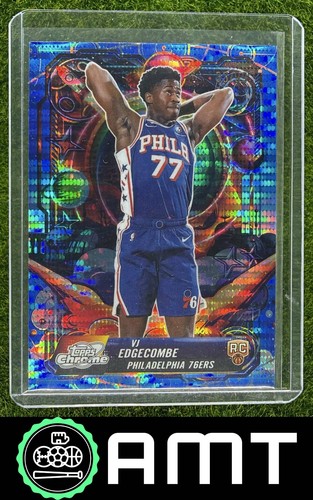 VJ Edgecombe 2025-26 Topps Cosmic Chrome 33/99 Propulsion Blue Moon 76ers RC