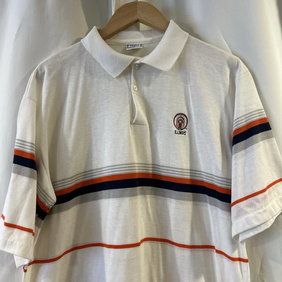 Polo a Rayas The Big R By RC De Colección Universidad Estatal de Illinois Foto 2 de 4