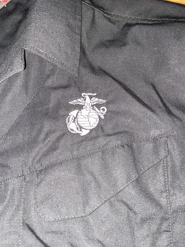 New Tru-Spec 24-7 Series Ultralight Field Shirt Black USMC US Marine Corps XLR - Image 2 of 4