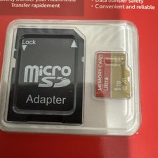 1 Tb micro SD memory card with adapter.