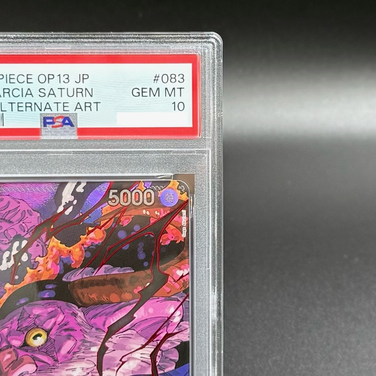 PSA 10 St Jaygarcia Saturn R-RP OP13-083 ONE PIECE Card Japanese