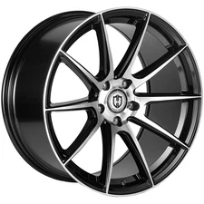 Curva Flow Forged CFF72 19x9.5 5x4.5" +38mm Black/Machined Wheel Rim 19" Inch