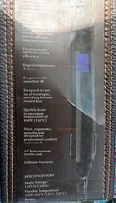 Theorie SAGA 1” Titanium Flat Iron – Open Box, Professional Grade, Dual Voltage