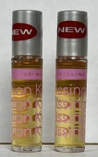 Lot of 2 Maybelline Kissing Potion - Plastic Tubes Bubblegum - 90s RARE