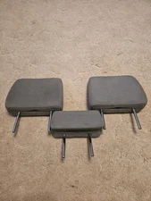 07-13 TOYOTA TUNDRA DOUBLE CAB REAR BACK SEAT HEADREST HEAD REST CLOTH GRAY OEM