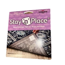 Mohawk Home Stay N Place Rug Tabs 4x4 Ivory 4-Pack Adhesive Grippers NEW