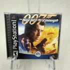 007 The World Is Not Enough PS1 Black Label Complete CIB