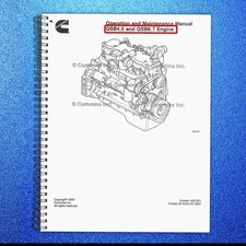 Cummins Qsb67 Engine Service Manual - Double Loop Bound - Protective Covers Cummins Qsb67 Engine Service Manual - Double Loop Bound - Protective Covers