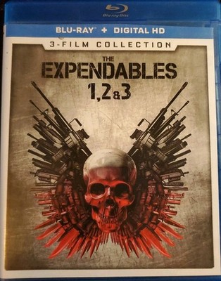 The Expendables 1 2 3 Trilogy 3-Film Collection (Blu-ray, 2014, 3-Disc Box Set).