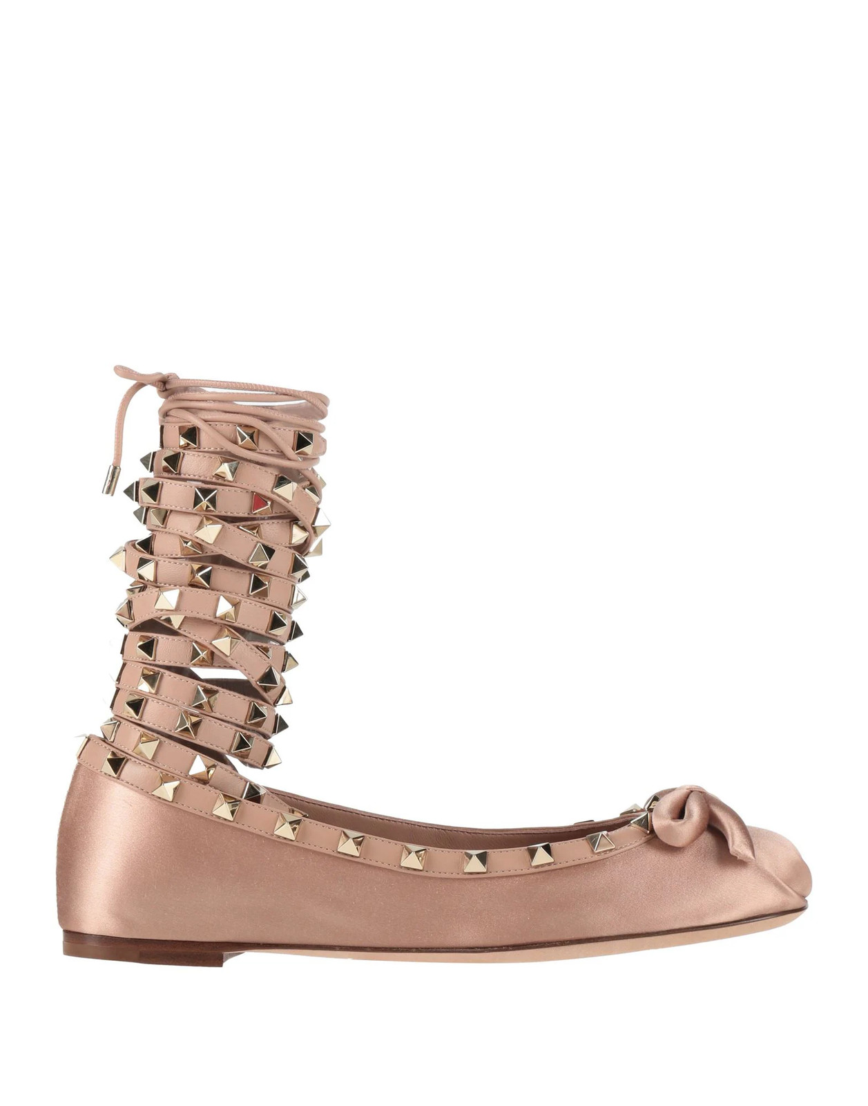 Valentino Garavani - Women - Leather Ballet flats - Antique rose 234890₽