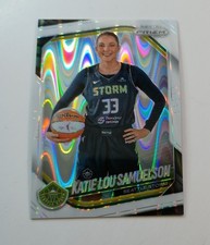 2025 PANINI PRIZM WNBA KATIE LOU SAMUELSON WHITE SEISMIC #82 SEATTLE STORM
