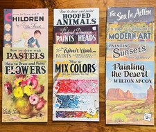 Vtg Walter T Foster Lot of 11 Art Instruction Books How To Draw  Paint See Pics