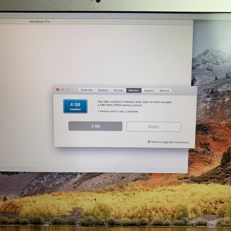 MacBook Pro Mid 2010, 15.4 inch, 2.66 GHz i7, Anti Glare, 256GB SSD Read Desc - Image 4 of 4