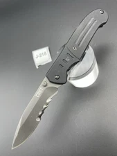 CRKT 6850 Ignitor KA Steigerwalt Assisted Open Plain Edge Folding Pocket Knife!