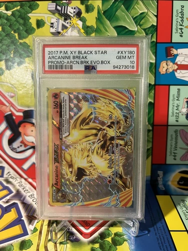 ARCANINE BREAK XY180 Gem Mint PSA 10 XY Black Star Promo Evolutions POP 7!!