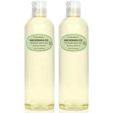 Premium 100% Pure Organic Cold Pressed Macadamia Nut Oil 2 oz up to 7 LB