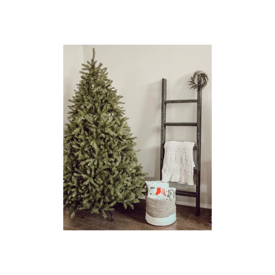 Árvore de Natal artificial King of Christmas 7,5 pés abeto Yorkshire sem iluminação - Imagem 4 de 4