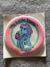 My Little Pony MLP G1 Puffy Sticker - Bow-tie, Bowtie, Bow Tie - Vintage 1983
