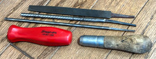 Snap On Tools File Handle Threaded Screwdriver Hard Red Set Lot Wooden Round Snap On Tools File Handle Threaded Screwdriver Hard Red Set Lot Wooden Round