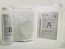 Produktbild - GFK Reparatur Set Epoxidharz + Glasfilamentgewebe 390 g/m²  Auto Boot Pool Kanu